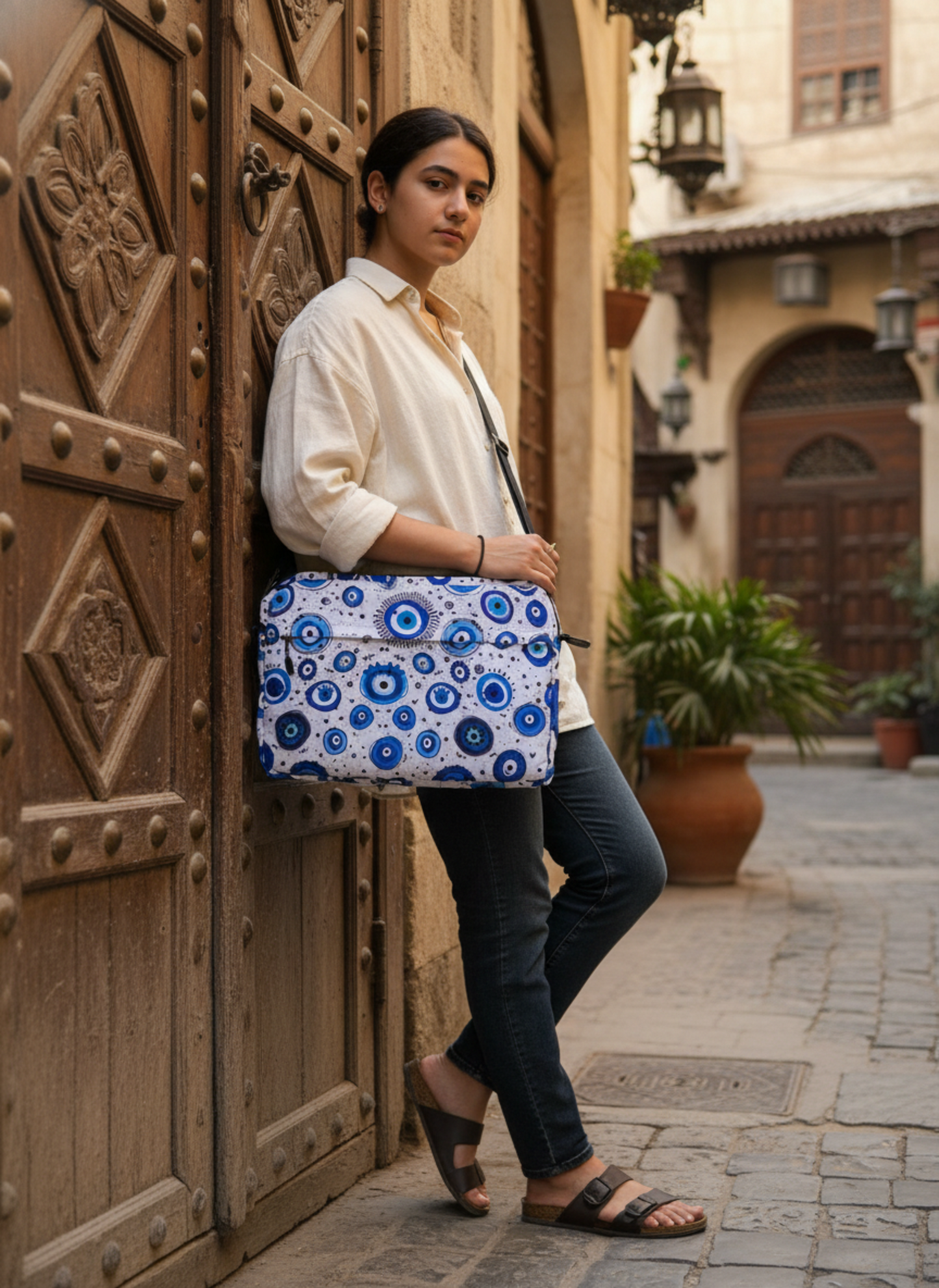 Laptop Sleeve - Nazar Blue