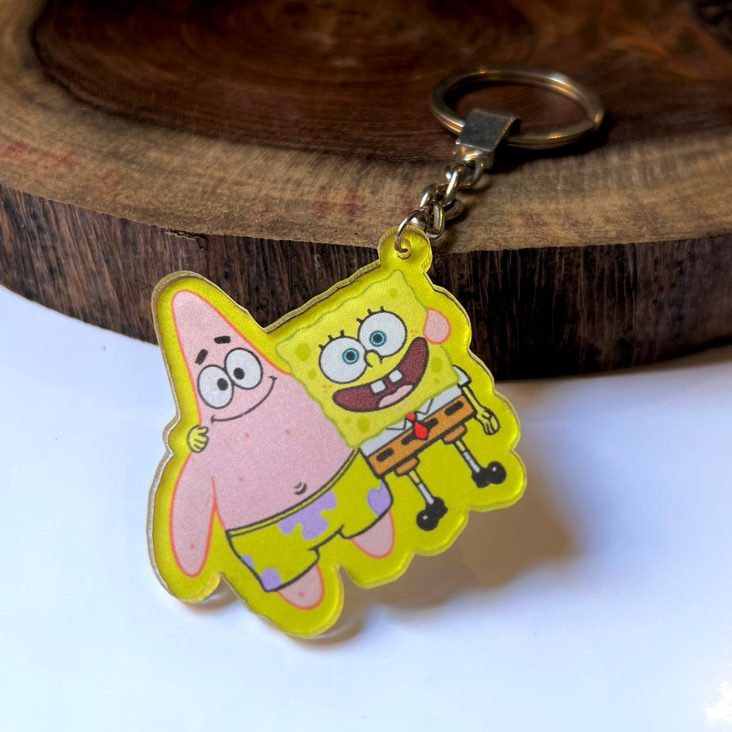 SpongeBob & Patrick Best Friends Acrylic Keychain