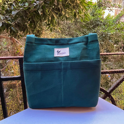 The Everyday Tote Bag | Royal Green