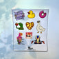 Positive Vibes & Memes Stickers Sheet