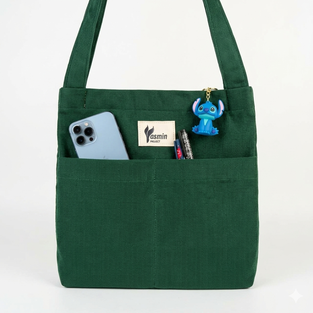 The Everyday Tote Bag | Royal Green
