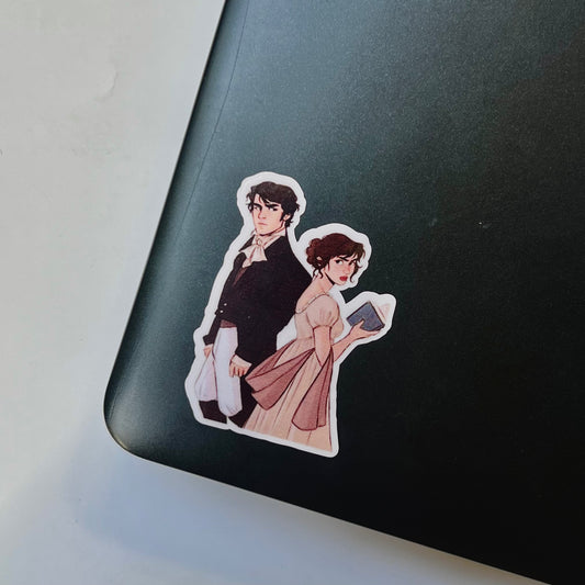 Pride & Prejudice Portrait Sticker