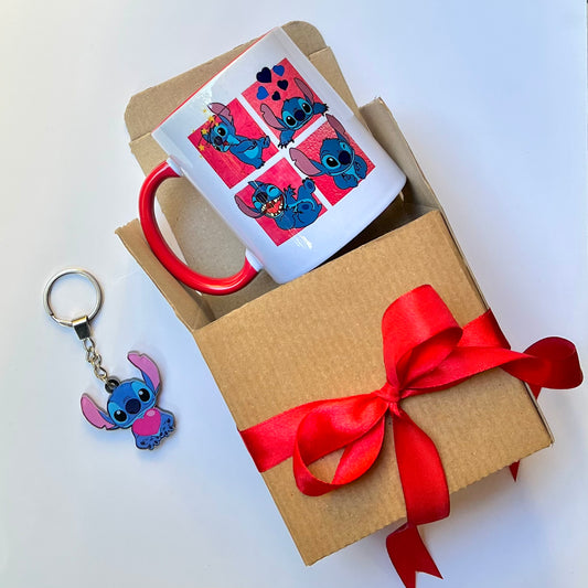 Stitch "Sweet Hearts" Bundle (Mug + Keychain)