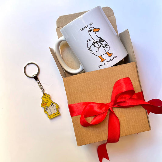 Trust Me I'm A Ducktor Bundle (Mug + Keychain)