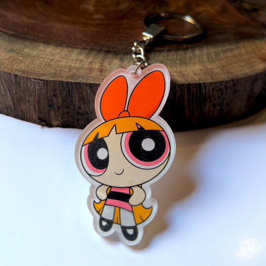 Blossom Keychain - Powerpuff Girls