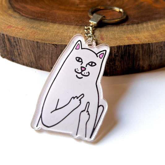 Sassy Cat (Lord Nermal) Keychain