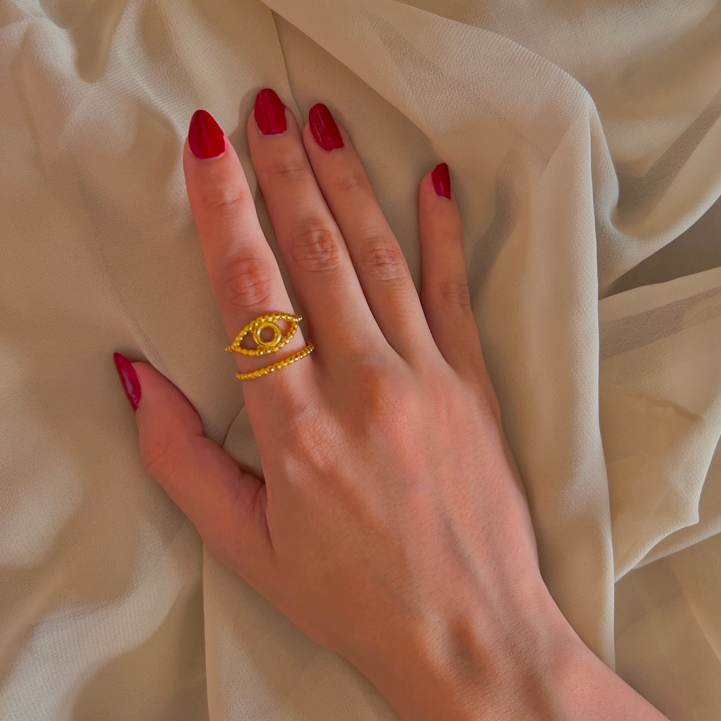 Celestial Eye Stainless Steel Ring