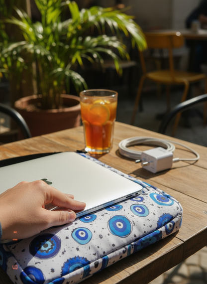 Laptop Sleeve - Nazar Blue
