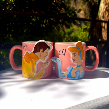 Ever After Duo Mugs: Cinderella & Prince Charming Edition