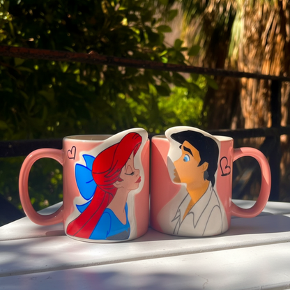 Eternal Tide Duo Mugs: Ariel & Prince Eric Edition