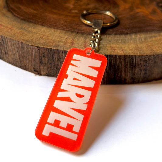 Marvel Classic Logo Acrylic Keychain