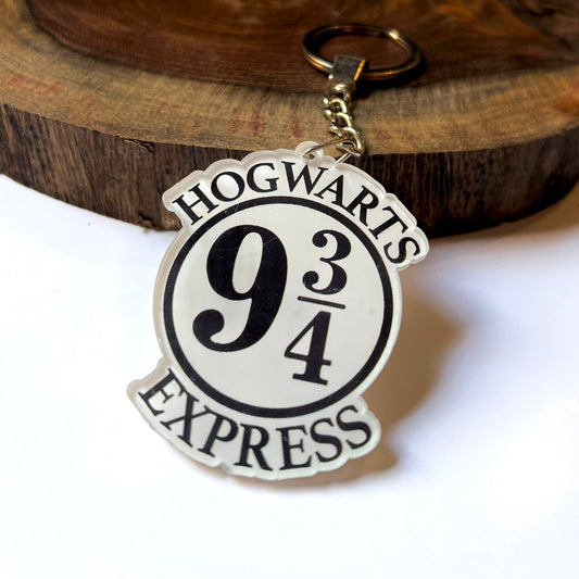 Hogwarts Express Platform 9 3/4 Acrylic Keychain