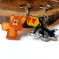 Tom & Jerry Love-Struck Acrylic Keychain Set